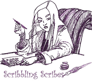 scribbling scribes artwork