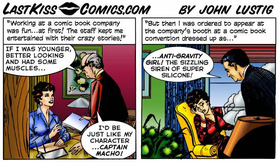 last kiss comic strip