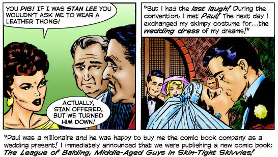 last kiss comic strip
